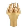 FNPT 1" DN25 Fountain Nozzle 2 Tier Center Straight Style Garden Pond Spray Head For Garden Decor