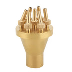 FNPT 1" DN25 Fountain Nozzle 2 Tier Center Straight Style Garden Pond Spray Head For Garden Decor