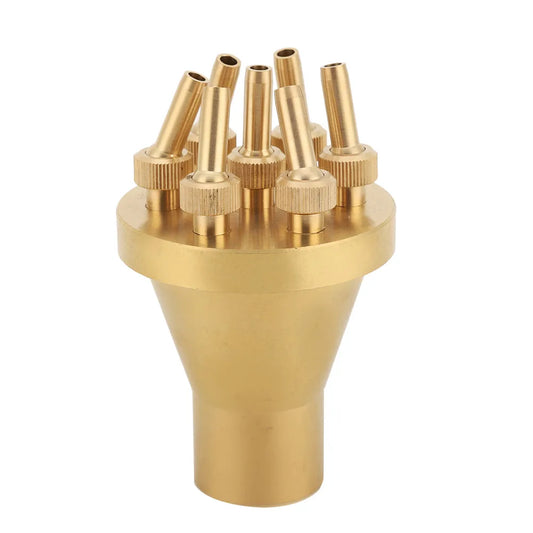 FNPT 1" DN25 Fountain Nozzle 2 Tier Center Straight Style Garden Pond Spray Head For Garden Decor
