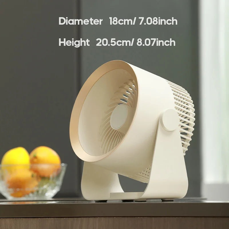 2025 New Multifunctional Electric Fan Circulator Wireless Portable Hom