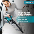 1000W Cordless Electric Handheld Vacuum Cleaner - 21V/18V Battery