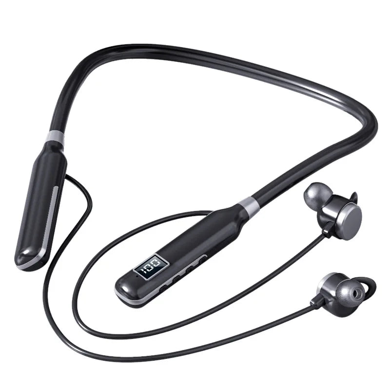 2023 BT7 Wireless Headphones Bluetooth 5.3 Neckband Earphones Magnetic Sports Waterproof Earbuds Headset With Mic SD Card Mode