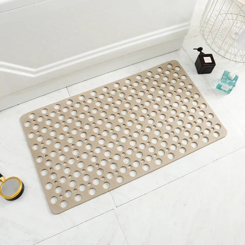 Shower Bath Mat Environmental Protection Tasteless TPE Toilet Household Bathtub Bathroom Hollow Hydrophobic Thicken AntiSlip Pad