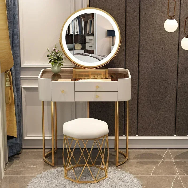 z Bedroom Dressers Mirror Drawer Next Bed Night Stand Modern White Tall Decoration Vanity Table Beauty Kommode Hotel Furniture