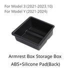 Central Control Storage Box for Tesla Model 3/Y/3+ Modely Juniper Center Console Organizer Tray Armrest Cubby Drawer Accessories