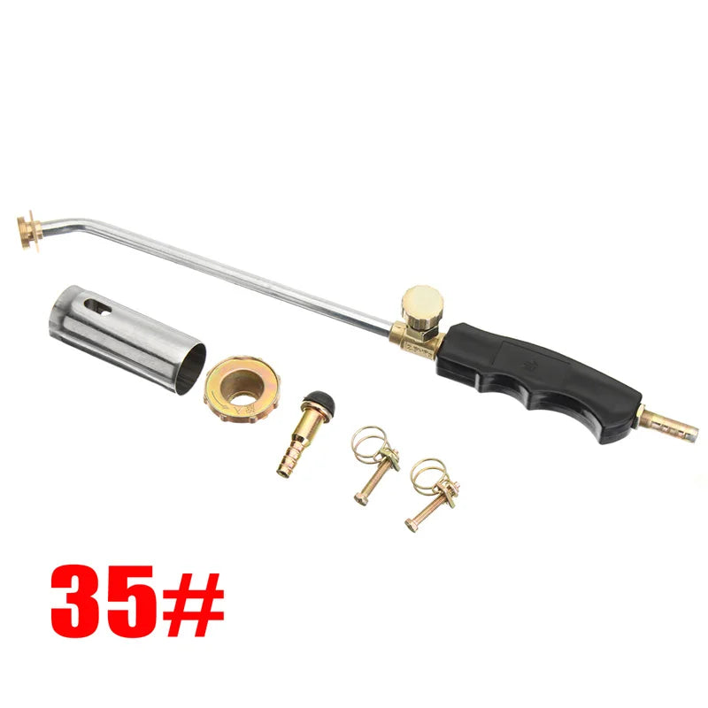 15~35# Heating Torch Soldering Propane Butane Gas Flame Blow Plunber Roofing Stainless Steel Roasted Pig Hair Soldering Gun