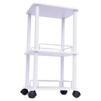 Beauty Salon Trolley Cart Pedestal Rolling Cart Salon Spa Stand Roller Trolley with Wheel Beauty Instrument Tray Rolling Cart