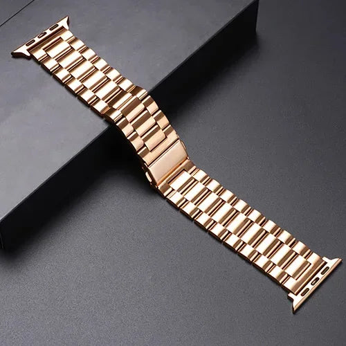 Stainless Steel Apple Watch Band - Metal Bracelet for 38-49mm Series 4-Ultra 2 | AlluCanFind