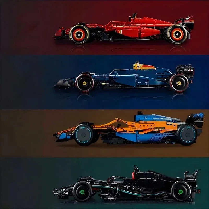 Technical RB20 F1 Race Car Building Blocks - MOC Model Kit