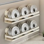 Suction Cup Kitchen Shelf Wall Mounted Spice Organizer Rust and Moisture Resistant Bathroom Toiletries Storage Racks