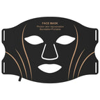 7 Color LED Face Mask with Neck Wireless Portable Red Light Therapy for Anti-Aging, Wrinkles, Skin Rejuvenation, Home Use
