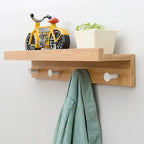 Wood Wall Coat Rack Clothes Racks Hanger Display Coat Stand Portable Clothes Hanger Dressing Entrance Hall Furniture for Home