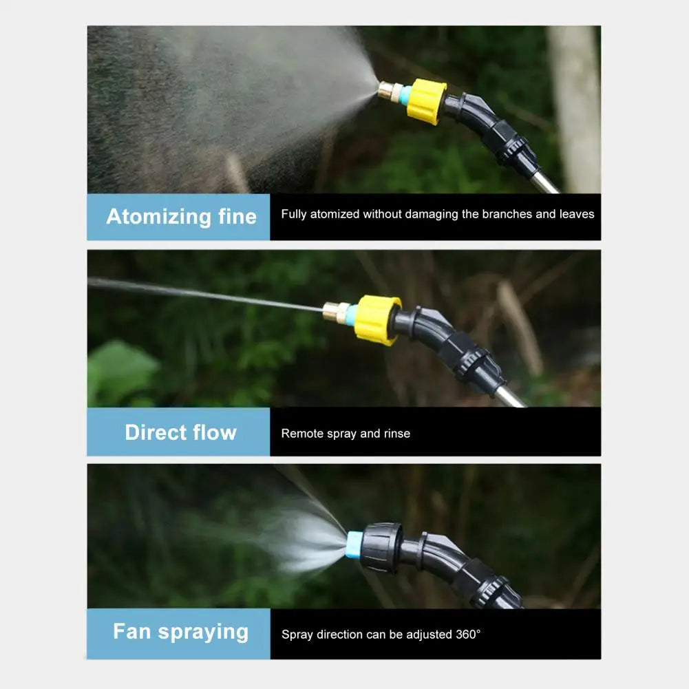 5L/8L Garden Electric Sprayer Backpack Sprayer with Shoulder Strap Telescopic Wand 2 Nozzles Battery Powered Sprayer for Yard