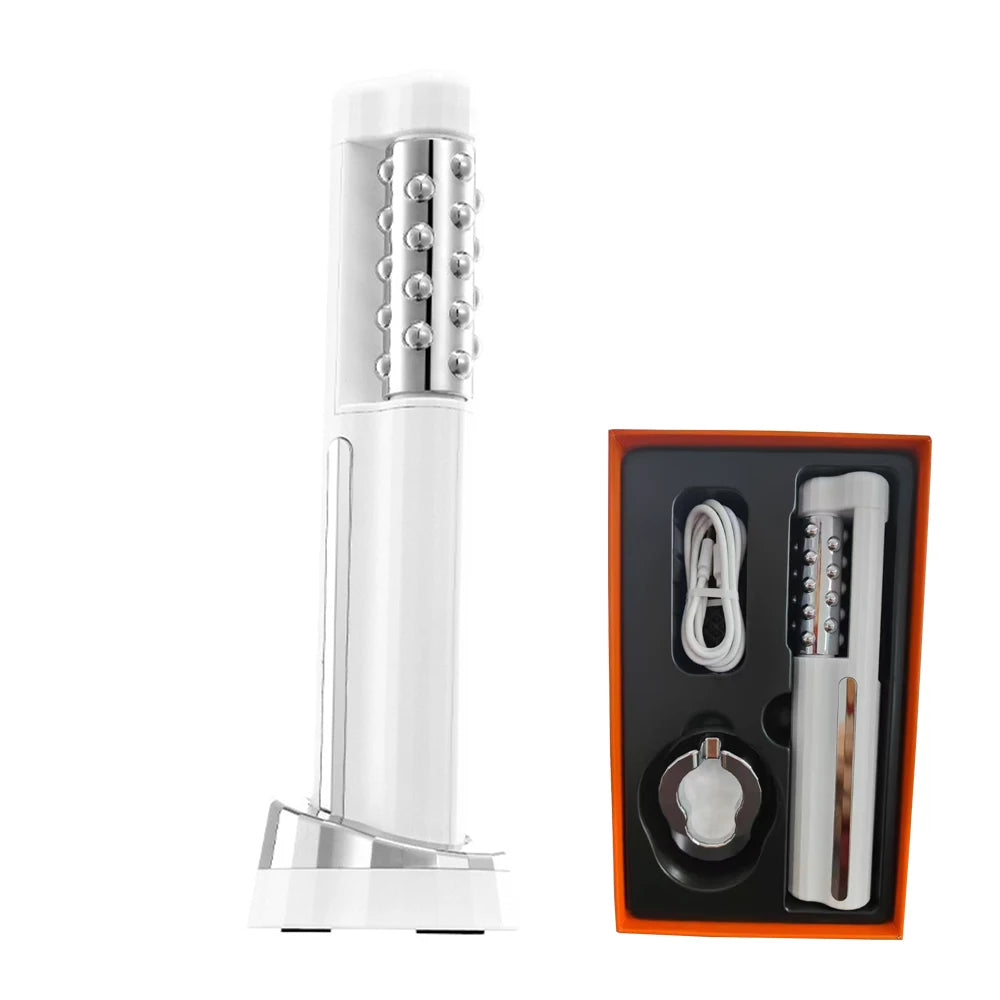 2026 Latest Facial Rolling Massager Device Heated Roller Firming Face EMS 360 Rotating Wrinkle Remover Improve Facial Depression