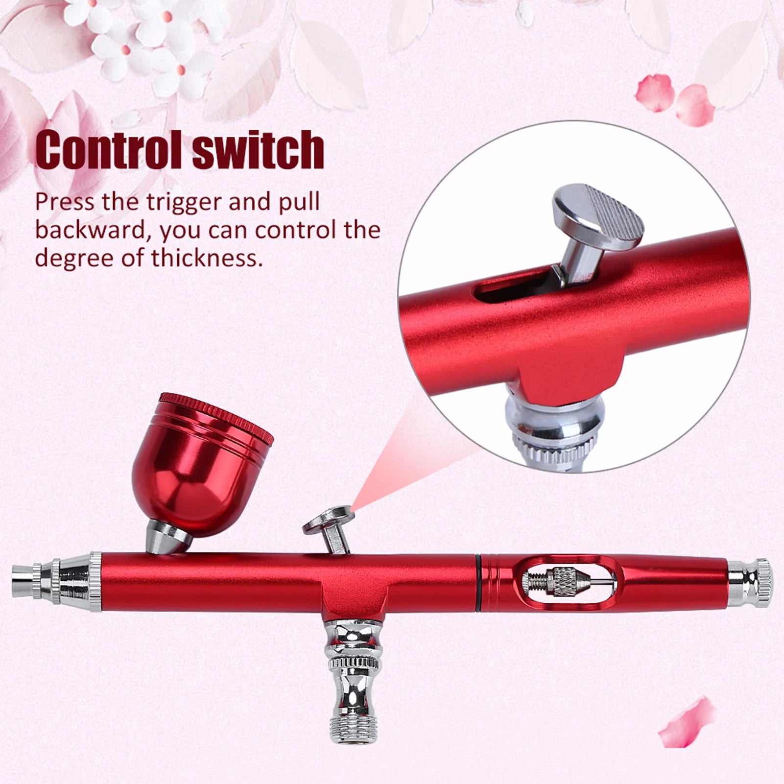 Tattoo Spray Gun 2 Colors 0.3mm Gravity Feed Airbrush Gun Spray Gun Art Tattoo Paint Nail Cake Decoration Tools Decoration Gun