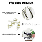 Pearl Necklace Wine Suspended Rack Creative Resin Hanging Single Wine Bottle Holder Stand Desktop Decoration