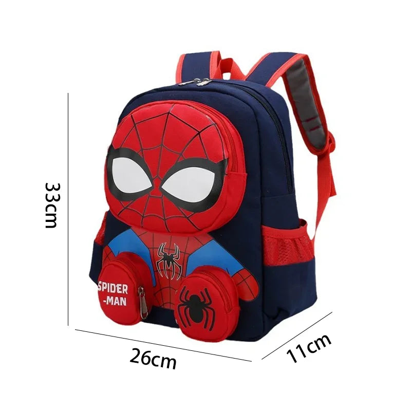 Spider-Man Kids Backpack – MINISO Disney Super Heroes Cartoon School Bag for Boys, Cute & Personalized Gift | AlluCanFind