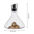 Wine Decanter Built-in Aerator Pourer Wine Carafe Red Wine Decanter Hand-blown Crystal Glass Wine Accessories Decanters 1500ML