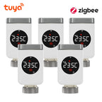 Tuya ZigBee Smart Home Thermostat Radiator Valve Actuator Smart TRV Thermostatic Valve Temperature Controller Alexa Google Home