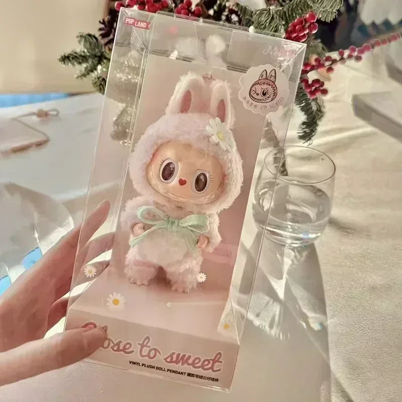 NEW Labubu The Monsters Pendant - Pumpkin Purple Replica Toy Doll