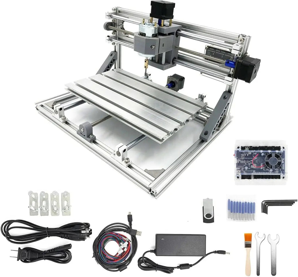 【EU US】CNC 3018 3 Axis GRBL mini Metal laser engraving Router Milling Machine For Wood PVC Leather