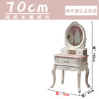 Indoor furniture Dresser Small 40/45/50/60cm Home Girls Bedroom Mini Narrow European Princess Powder Makeup Table