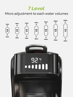 HiBREW 6in1 Capsule Coffee Machine Hot/Cold Multiple Espresso Cafetera Cappuccino Coffee Maker Dolce Gusto Nespresso Powder H1B