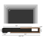 82-110'' Extendable Wood TV Stand