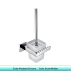 Chrome Polished WC Accessories Toilet Paper Holder Wall Hook Towel Bar Robe Hanger Rack Stainless Steel Bathroom Hardware Set