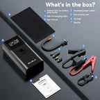 Car Jump Starter 4000A/7000A 15800mAh/26800mAh Car Battery Auto Battery Booster Starting Device for Petrol Diesel Powerbank