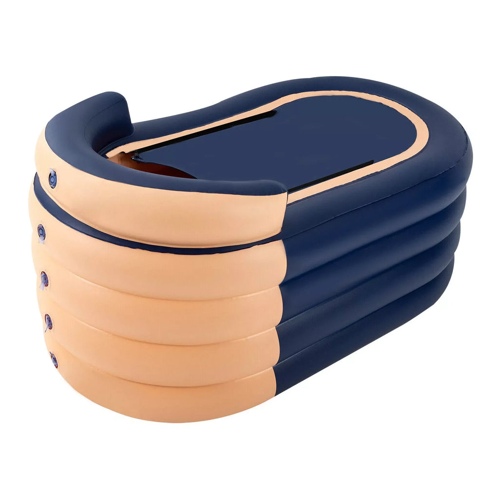 1.8M Inflatable Bathtub PVC Folding Bath Tub Portable Adult Kid SPA Pool NEW!