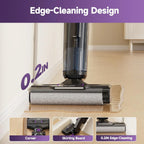 Redkey W15 Wireless Wet and Dry Vacuum Cleaner 3 in 1 Cordless Vacuum Mop with Self-Washing Edge Cleaning 35min Runtime