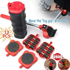 1 set Furniture Moving Kit - Easy-Move Sliders with Wheels for Effortless Rearranging
