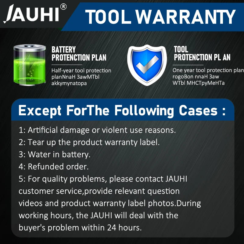 JAUHI 2in1 Brushless Electric Screwdriver 280N.m Multifunctional  Cordless Electric Screw Driver Drills for Makita 18V battery