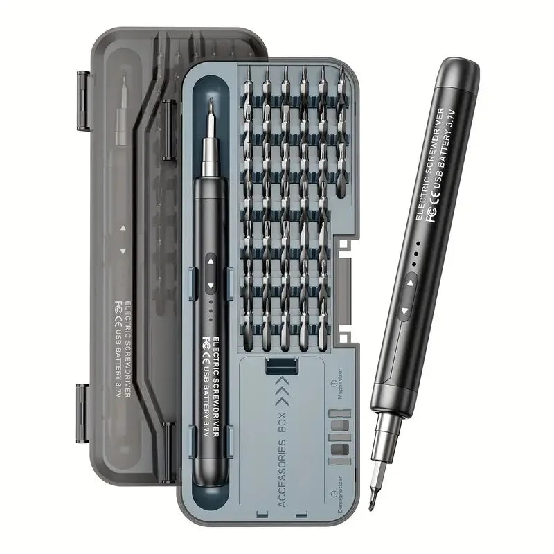 Multifunctional Precision Electric Screwdriver,Silent, Durable, Long-lasting,Rechargeable,High Torque Household Maintenance Tool