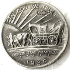 USA 1926-1939-PSD Oregon Commemorative Half Dollar Silver Plated Copy Coin