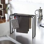 Kitchen Countertop Dishcloth Drying Rack Iron Dishcloth Towel Holder  Standing Dish Rag Storage Hanger Dish Rag Stand Rack