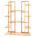 Multi-Tiered Bamboo Plant Stand Indoor Outdoor Flower Pot Holder Rack for Garden Balcony Living Room