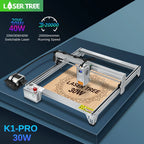 LASER TREE K1 PRO 30W 40W Laser Engraver & Cutter Machine, 400x400mm Engraving Area, CNC Woodworking Tools forMDF /Black Acrylic