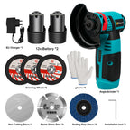 Gisam 19500rpm Electric Angle Grinder Brushless motor Rechargeable Battery Grinding Machine for Cutting Polishing Ceramic Tile
