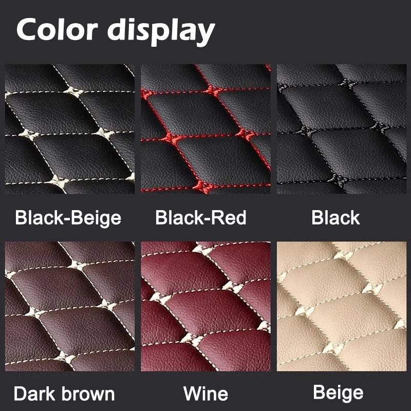 Car Floor Mats For Ford S-Max MK1 2006~2014 7seat Anti-dirt Pads Full Set Waterproof Floor Mat Non-slip Carpets Car Accessories