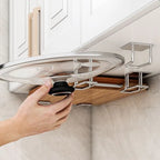 Kitchen Sponge Drainage Rack Stainless Steel Pot Lid Cutting Board Storage Rack Multifunctional Storage Rack Holder KitchenTools