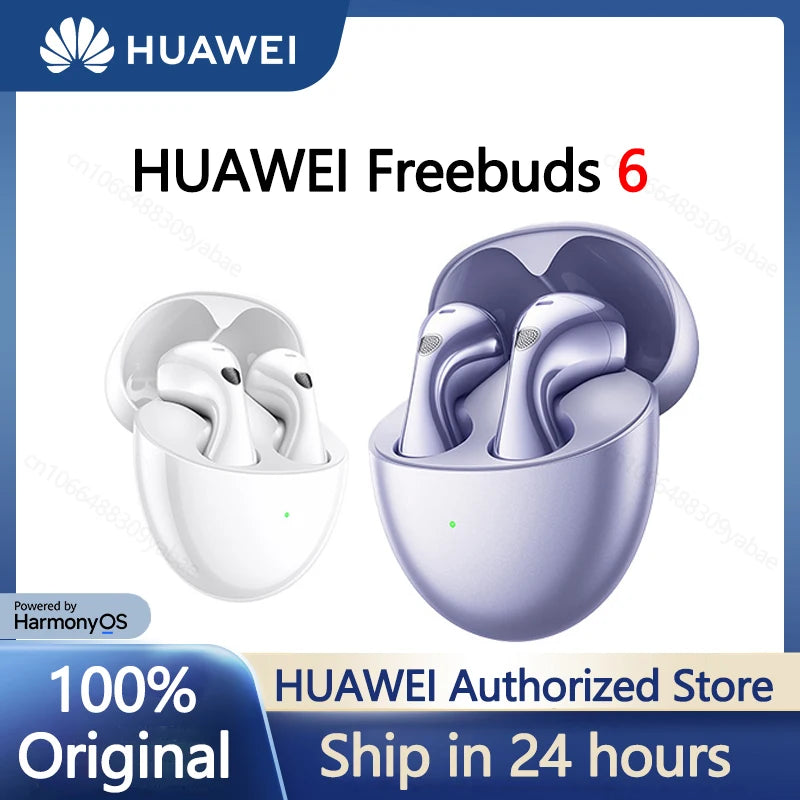 Original HUAWEI FreeBuds 6 pleasant earphones Bluetooth 5.2 | semi-in-ear | active noise reduction | semi-open mild noise reduct