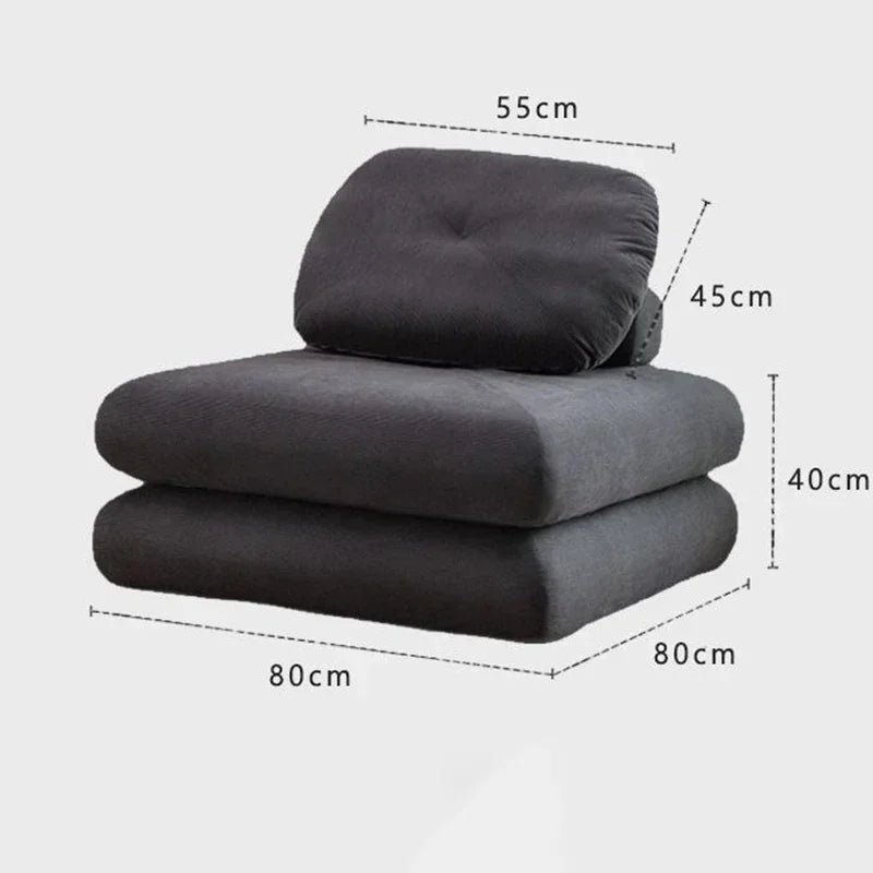 Single Sofa Bed Recliner Lounger Convertible Tatami Sofas Sets Tiny House Relaxing Giant Pouf Luxury Comfort Bedroom Furniture