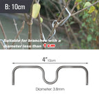 30/50Pcs 4 Size Reusable Branch Limb Spreader Garden Yard Trees Branches Fixator Strong Fruit Tree Support Holder Vine Trainers