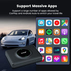 CarlinKit Wireless CarPlay & Android Auto for Tesla Model 3/X/Y/S - Auto Connect, Siri, Spotify, Waze | AlluCanFind