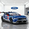 NEW 1:24 Ford Mustang GT3 Limited Edition Alloy Racing Car Model Sound and Light Children's Toy Collectibles Birthday gift