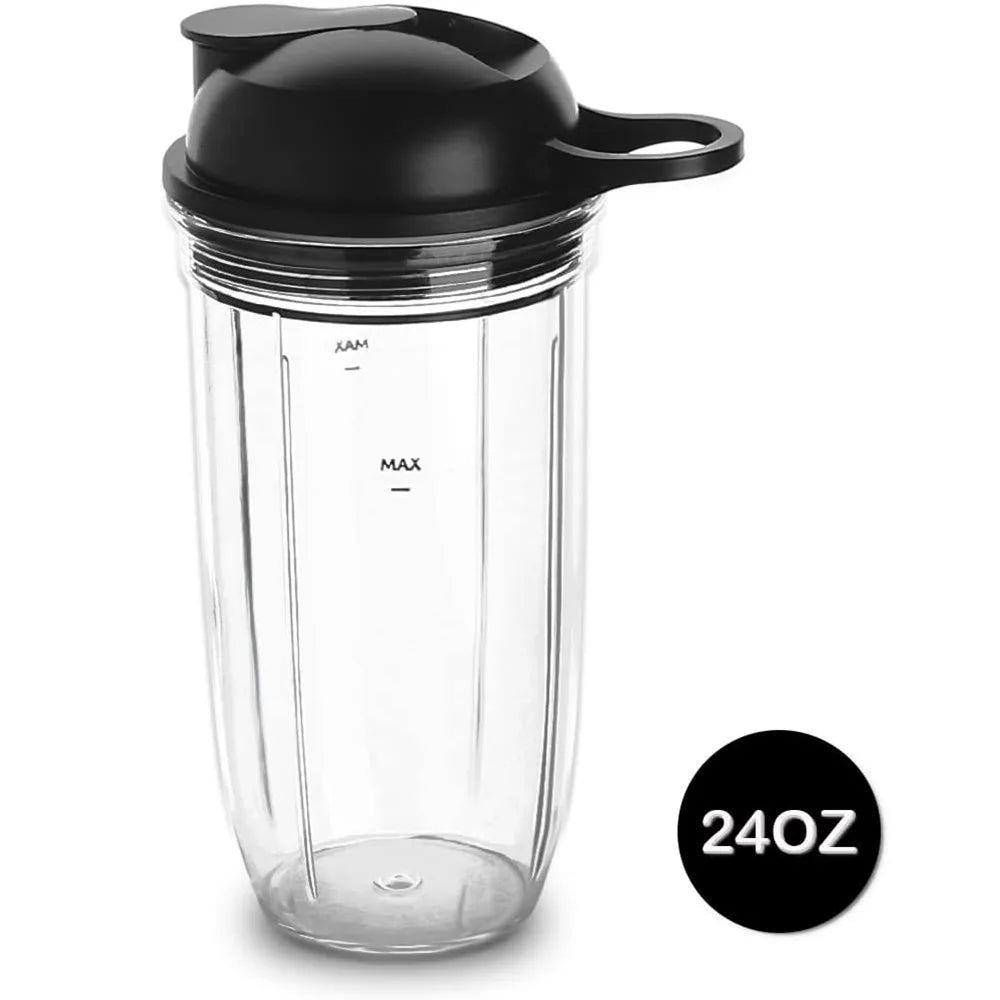 24OZ Replacement Cup with To-Go Lid, Compatible with NutriBullet Blender Combo NutriBullet Pro 1000 and NutriBullet Select 2.0
