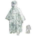 Man Military Impermeable Zipper Camo Raincoat Waterproof Rain Coat Men Raincoat Women Awning Tent Rain Motorcycle Rain Poncho