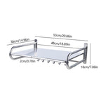 Microwave Oven Rack Stainless Steel Microwave Oven Shelf Wall-Mounted Kitchen Shelf Kitchen Shelves Counter